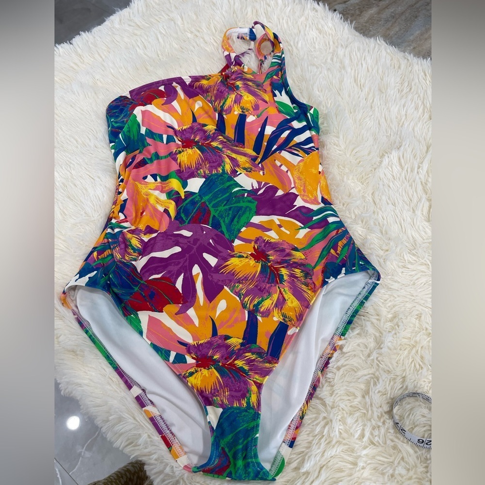 Soma Multicolor One-Shoulder Swimsuit